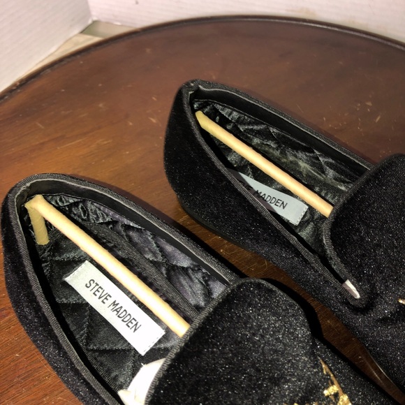 Steve Madden - men’s 10 - black crown loafers - Picture 4 of 8